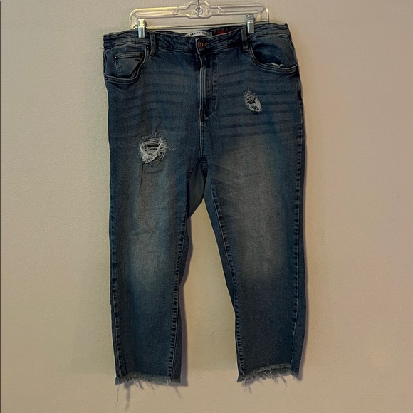 Celebrity Pink Extra Distressed Blue Jeans The Retro - Picture 3 of 7